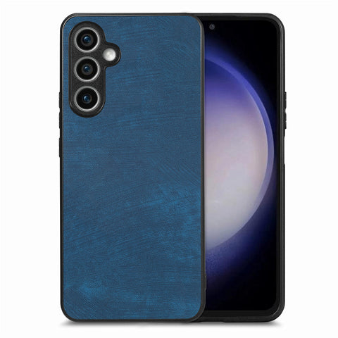 For Samsung Galaxy S23 FE Case Shockproof Slim Retro Leather Phone Back Cover