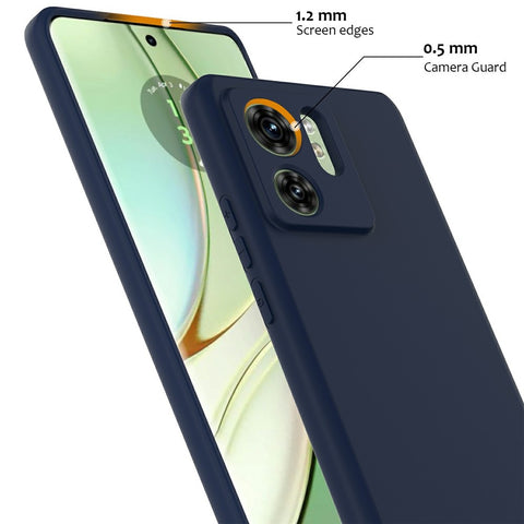 For Motorola Edge (2023) 5G Magnetic Case Liquid Silicone Phone Cover with Lanyard