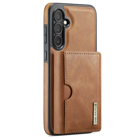 DG.MING M6 Series For Samsung Galaxy S25 Case Magnetic Wallet PU + PC + TPU Phone Cover