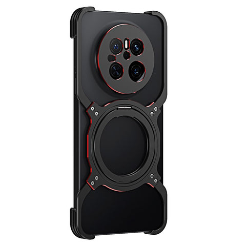 For Huawei Mate 70 Kickstand Case Metal Bumper Magnetic Phone Cover