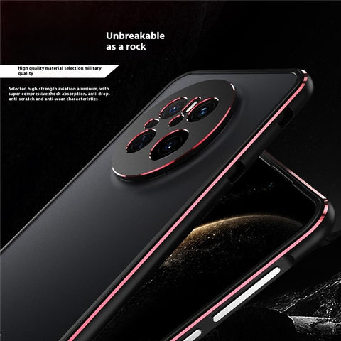 For Huawei Mate 70 Bumper Case Metal Frame Phone Cover with Camera Lens Guard
