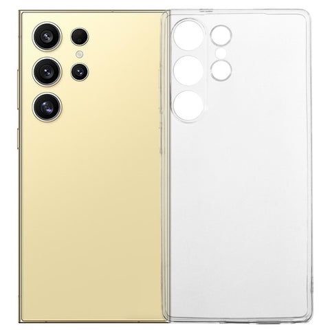 UNITHIN For Samsung Galaxy S24 Ultra Case Ultra Thin 0.7mm Clear TPU Anti Drop Phone Cover Precise Cutouts