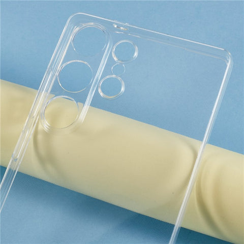 UNITHIN For Samsung Galaxy S24 Ultra Case Ultra Thin 0.7mm Clear TPU Anti Drop Phone Cover Precise Cutouts