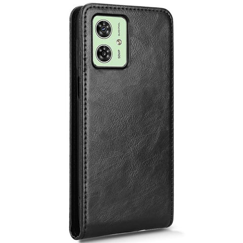 Leather Case For Motorola Moto G54 5G  /  G54 Power 5G  /  G64 5G  /  G64y 5G Magnetic Vertical Flip Phone Cover with Card Slot