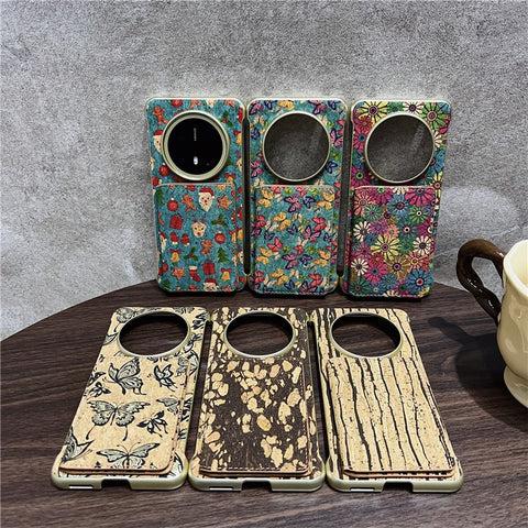 For Huawei Mate 70 Magnetic Case Pattern Print PU + PC Phone Cover with Card Holder
