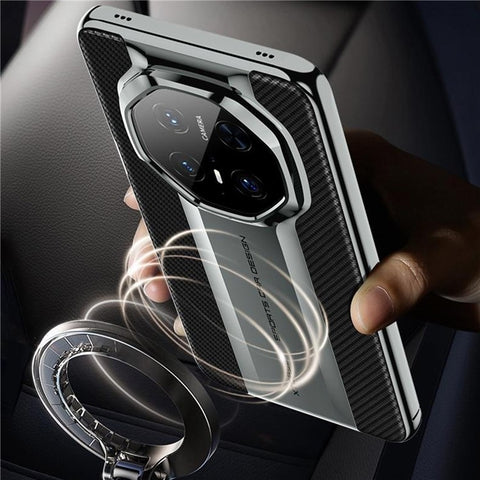 GKK Magnetic Phone Case For Huawei Mate 70 RS Ultimate / Mate 70 Pro / Mate 70 Pro+ PU Leather + PC Back Cover
