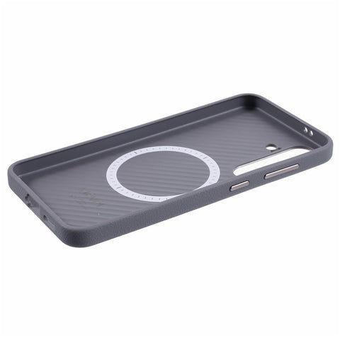 X-LEVEL For Samsung	Galaxy S25 Magnetic Case PU Leather Hard PC Phone Cover