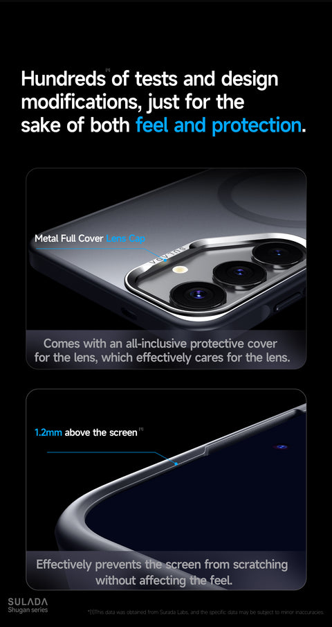 SULADA For Samsung Galaxy S25 Magnetic Case PC + TPU Phone Cover