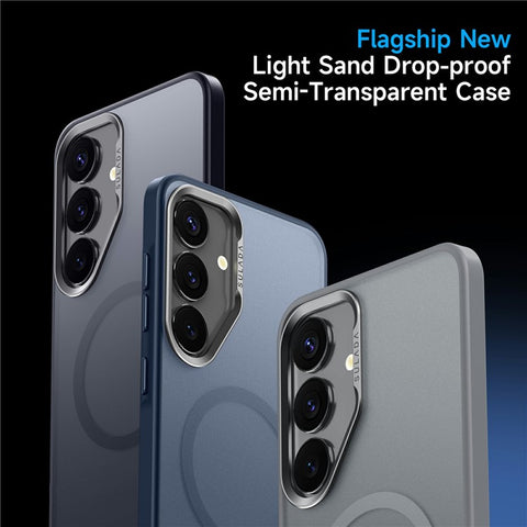 SULADA For Samsung Galaxy S25 Magnetic Case PC + TPU Phone Cover