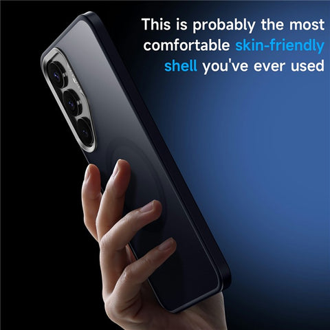 SULADA For Samsung Galaxy S25 Magnetic Case PC + TPU Phone Cover