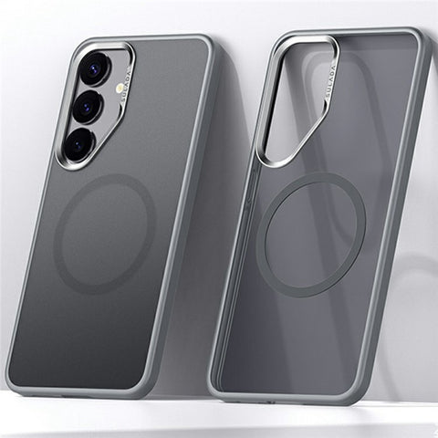 SULADA For Samsung Galaxy S25 Magnetic Case PC + TPU Phone Cover