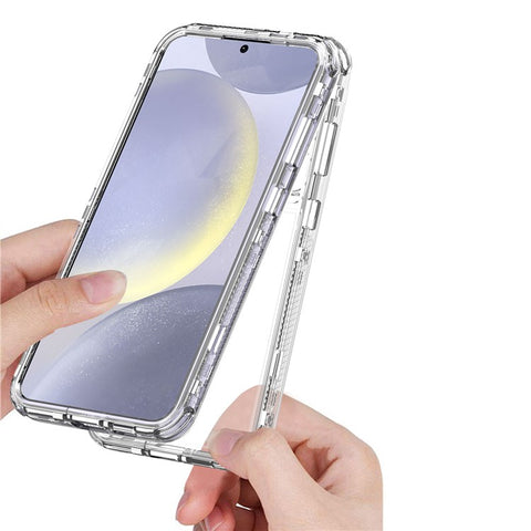 For Samsung Galaxy S25+  /  S24+ Case Anti Scratch Acrylic TPU Clear Phone Cover