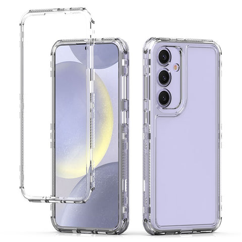 For Samsung Galaxy S25+  /  S24+ Case Anti Scratch Acrylic TPU Clear Phone Cover