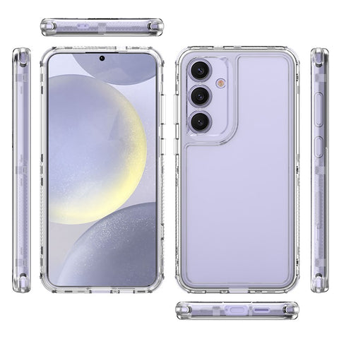 For Samsung Galaxy S25+  /  S24+ Case Anti Scratch Acrylic TPU Clear Phone Cover