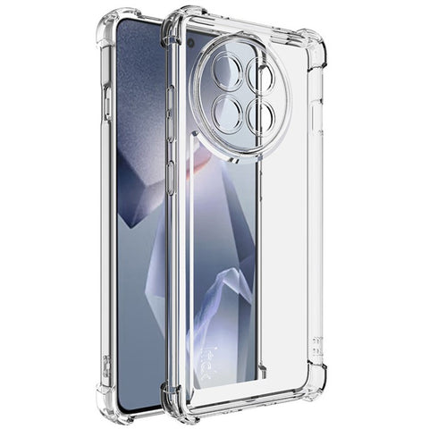 IMAK UX-4 Series For OnePlus Ace 5 Pro 5G / 13R 5G  /  Ace 5 5G Case Straight Frame Four Corner Shockproof Clear TPU Cover