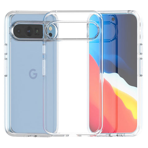 For Google Pixel 9 Pro Case PC + TPU Shockproof Clear Phone Cover