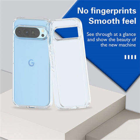 For Google Pixel 9 Pro Case PC + TPU Shockproof Clear Phone Cover