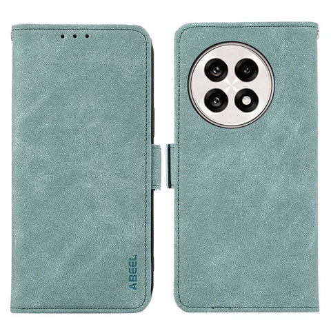 ABEEL Phone Cover for OnePlus 13R 5G  /  Ace 5 5G  /  5 Pro 5G Case PU Leather Folio Stand View RFID Blocking