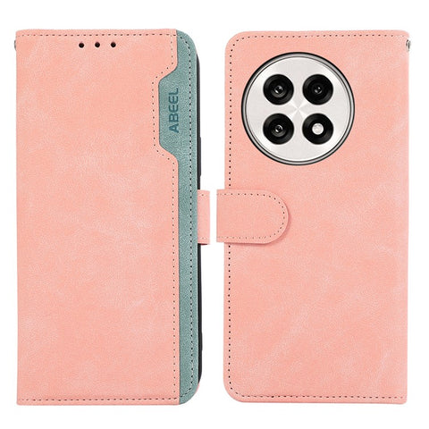 ABEEL Leather Case For OnePlus 13R 5G  /  Ace 5 5G  /  Ace 5 Pro 5G Color Splicing Flip Phone Cover RFID Blocking