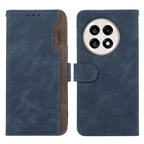 ABEEL Leather Case For OnePlus 13R 5G  /  Ace 5 5G  /  Ace 5 Pro 5G Color Splicing Flip Phone Cover RFID Blocking