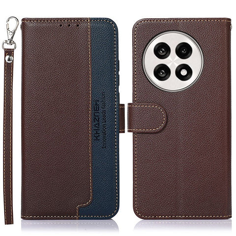 KHAZNEH Phone Case For OnePlus 13R 5G / Ace 5 5G / Ace 5 Pro 5G RFID Blocking Wallet PU Leather Cover