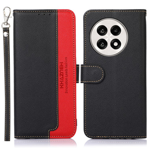 KHAZNEH Phone Case For OnePlus 13R 5G / Ace 5 5G / Ace 5 Pro 5G RFID Blocking Wallet PU Leather Cover