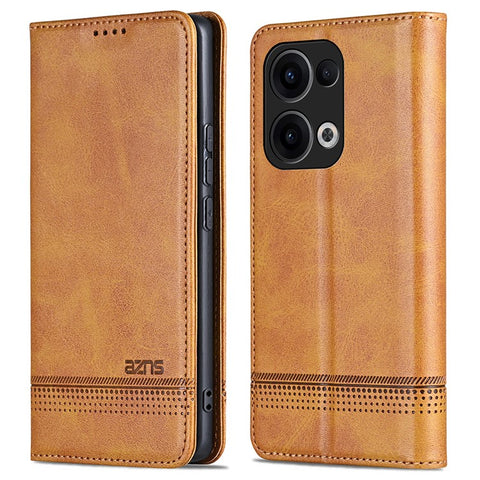 AZNS For Oppo Reno13 5G (Global) Case Cowhide Texture PU Leather Wallet Phone Cover