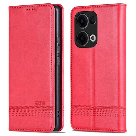 AZNS For Oppo Reno13 5G (Global) Case Cowhide Texture PU Leather Wallet Phone Cover