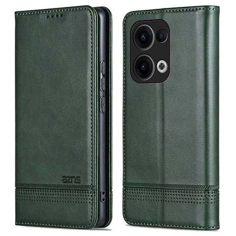 AZNS For Oppo Reno13 5G (Global) Case Cowhide Texture PU Leather Wallet Phone Cover