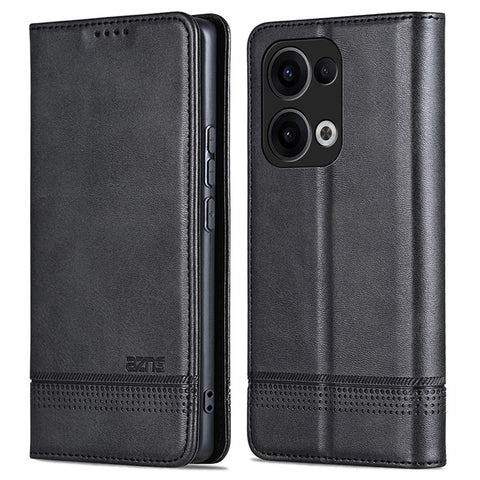 AZNS For Oppo Reno13 5G (Global) Case Cowhide Texture PU Leather Wallet Phone Cover