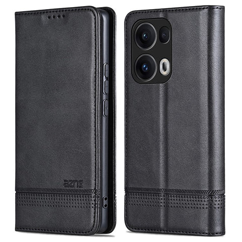 AZNS For Oppo Reno13 Pro 5G Case Cowhide Texture PU Leather Wallet Phone Cover