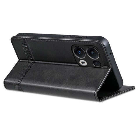 AZNS For Oppo Reno13 Pro 5G Case Cowhide Texture PU Leather Wallet Phone Cover
