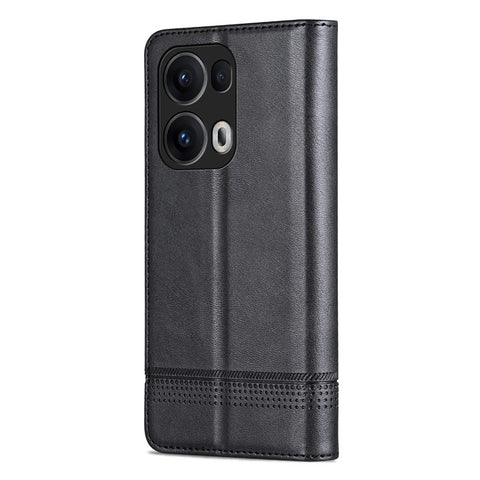 AZNS For Oppo Reno13 Pro 5G Case Cowhide Texture PU Leather Wallet Phone Cover
