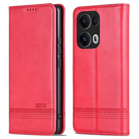AZNS For Oppo Reno13 Pro 5G Case Cowhide Texture PU Leather Wallet Phone Cover