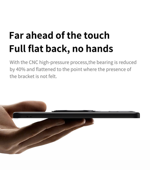 For Samsung Galaxy S25 Magnetic Case TPU + Acrylic + Metal Kickstand Matte Phone Cover