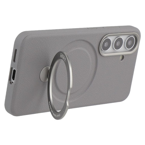 X-LEVEL For Samsung Galaxy S25 Magnetic Case Kickstand PC + PU Phone Back Cover