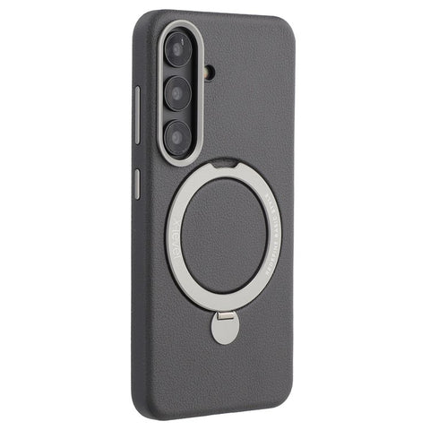 X-LEVEL For Samsung Galaxy S25 Magnetic Case Kickstand PC + PU Phone Back Cover