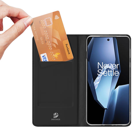 DUX DUCIS For OnePlus Ace 5 Pro 5G / OnePlus 13R 5G / OnePlus Ace 5 5G Case  Skin Pro Series Leather Stand Cover Card Holder