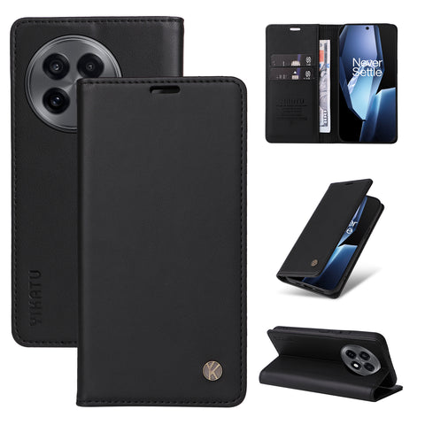 YIKATU For OnePlus Ace 5G Phone Cases  Magnetic Closure PU Leather Mobile Cover