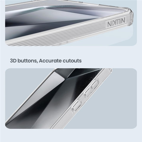 NILLKIN Pro Series for Samsung Galaxy S25 Magnetic Case TPU PC Clear Phone Cover
