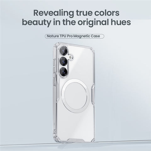 NILLKIN Pro Series for Samsung Galaxy S25 Magnetic Case TPU PC Clear Phone Cover