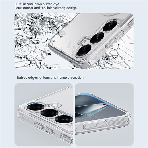 NILLKIN Pro Series for Samsung Galaxy S25 Magnetic Case TPU PC Clear Phone Cover