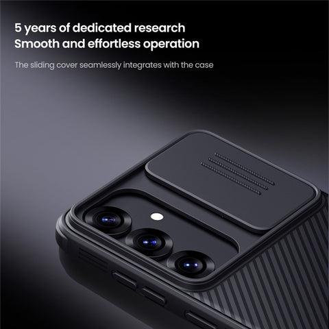 NILLKIN Camshield Pro for Samsung Galaxy S25 Magnetic Case TPU + PC Phone Cover with Slider Camera