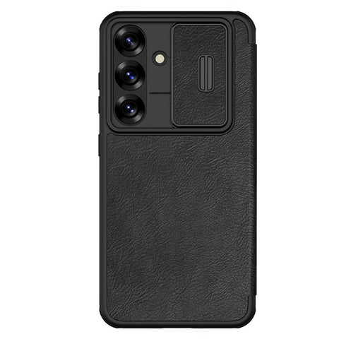 NILLKIN Qin Pro Series for Samsung Galaxy S25 Case with Card Slots Leather Phone Cover