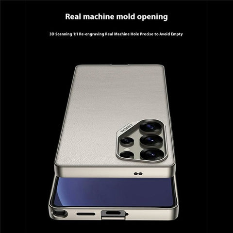 GKK For Samsung Galaxy S24 Ultra Case Hybrid PU Phone Back Cover Skin Touch