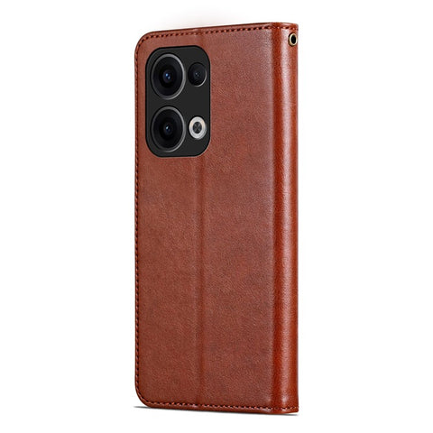 AZNS For Oppo Reno13 5G (Global) Case Anti-Scratch PU Leather Stand Wallet Phone Cover