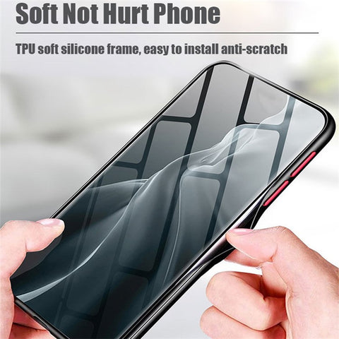 For Samsung Galaxy S24 Ultra Case TPU + PC Matte Anti Drop Phone Back Cover
