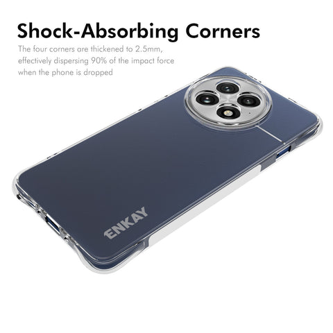ENKAY HAT PRINCE For OnePlus Ace 5 Pro 5G / OnePlus Ace 5 5G Clear Phone Case   Shockproof Anti-slip TPU Cover
