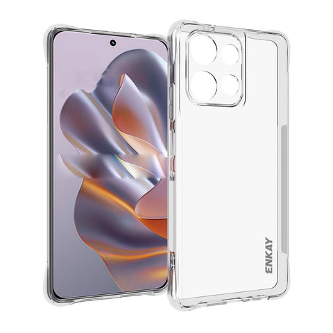 ENKAY HAT PRINCE For Motorola Moto G Power (2025) Clear Phone Case   Shockproof Anti-slip TPU Cover
