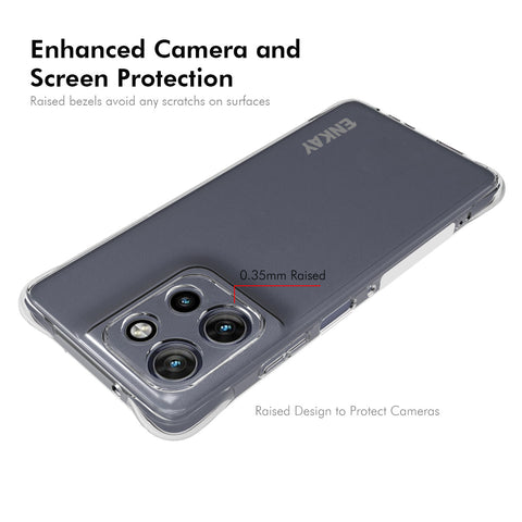 ENKAY HAT PRINCE For Motorola Moto G Power (2025) Clear Phone Case   Shockproof Anti-slip TPU Cover
